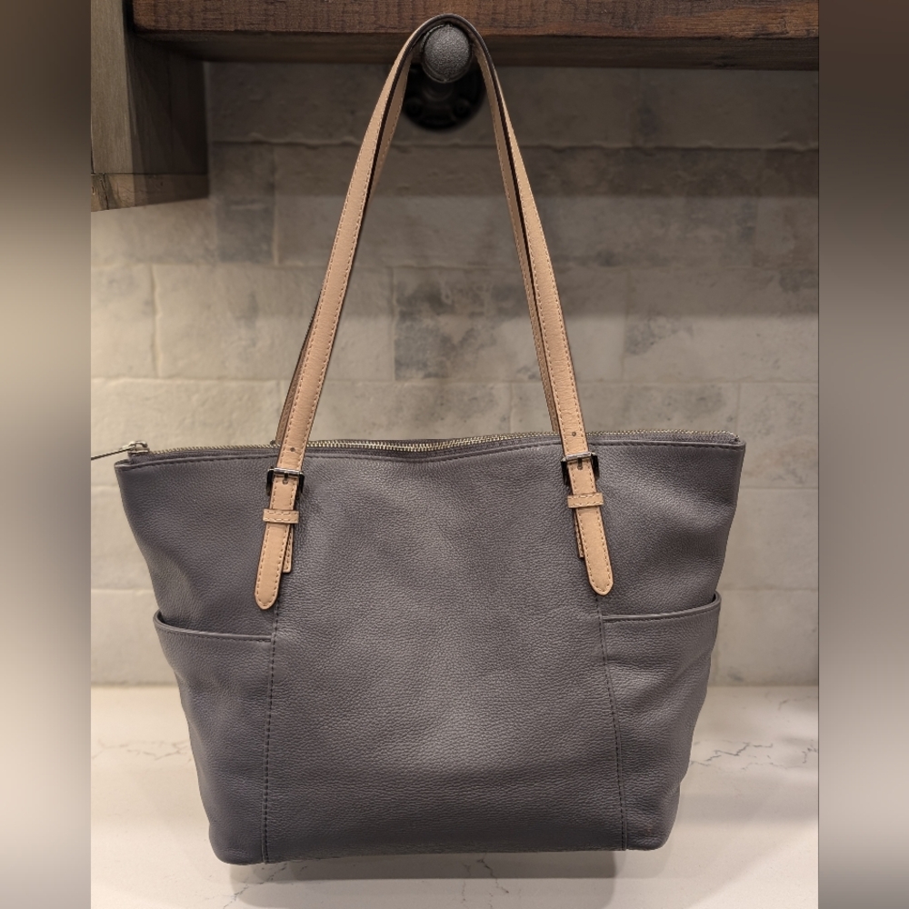 Michael Kors Tote - EUC Gray 12x10.5x5 Inches